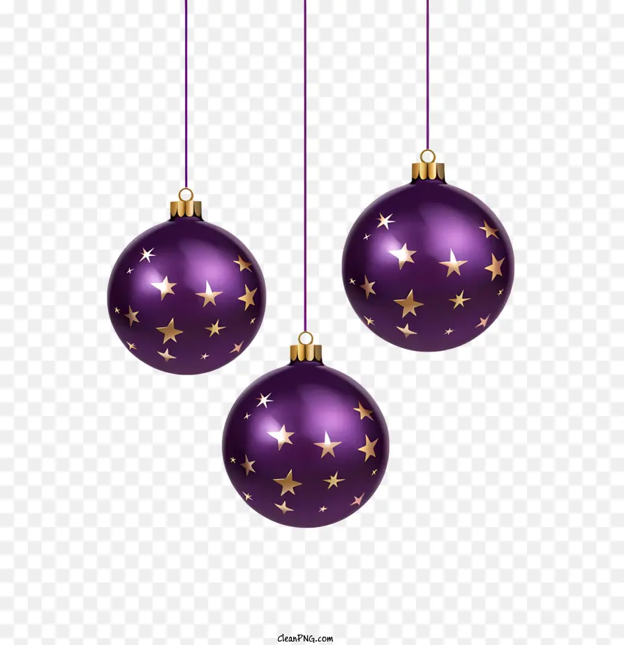 Bola De Natal，Roxo PNG