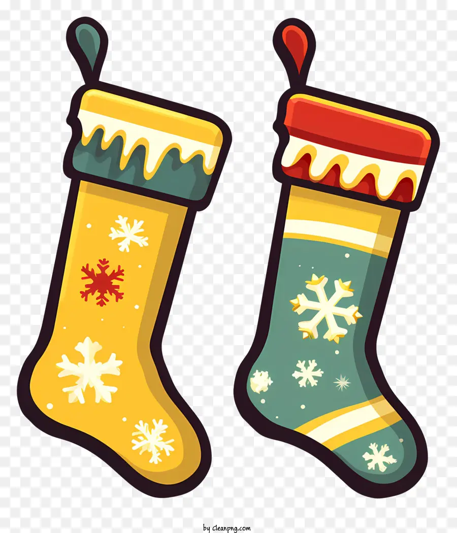 Meias De Natal，Snowflakes PNG