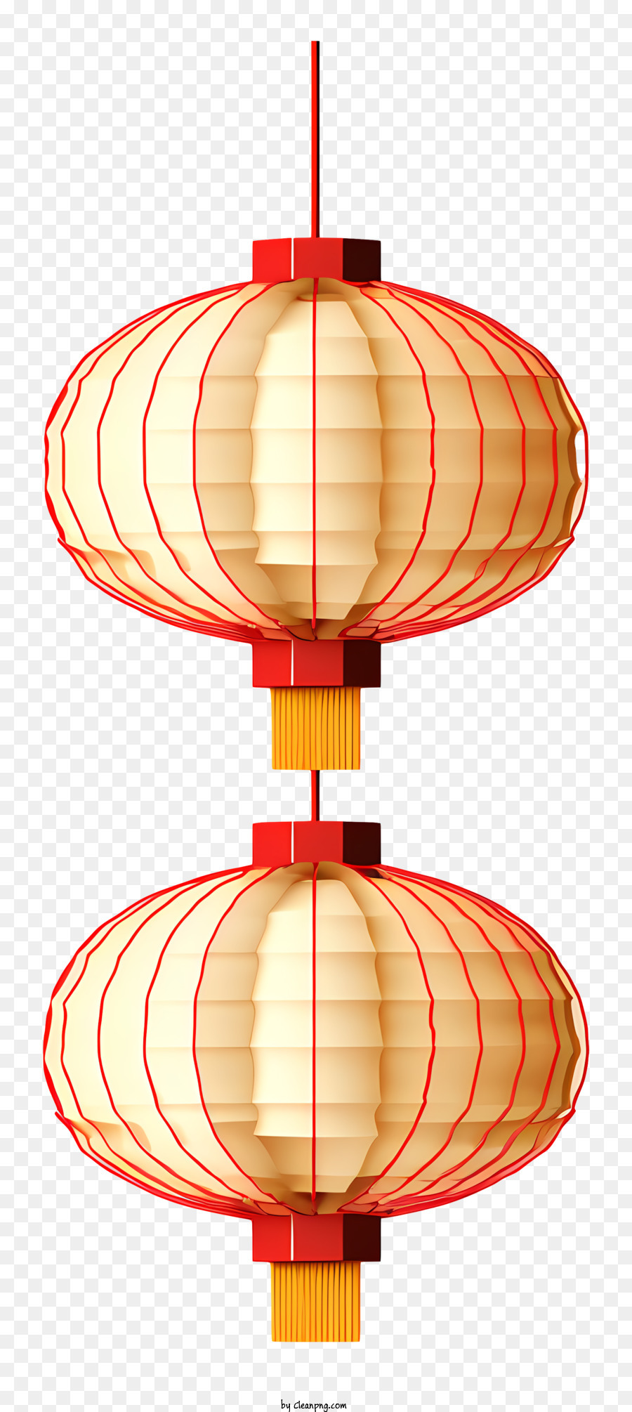Lanterna Chinesa，Lanterna Vermelha E Branca PNG