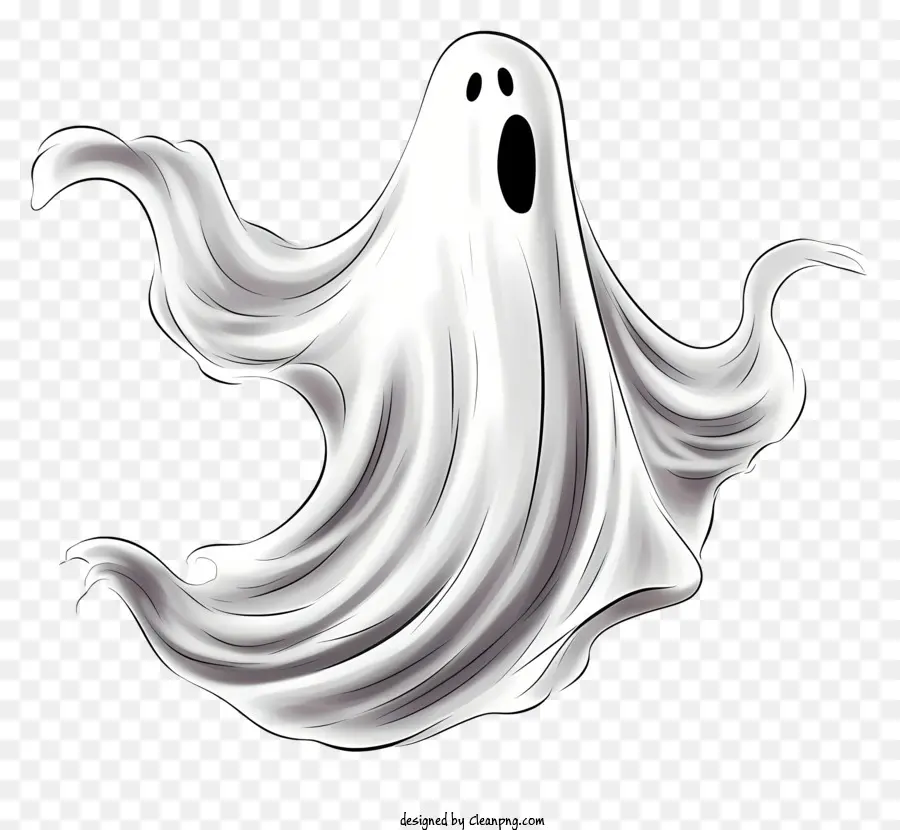 Ghost，Cabelos Longos PNG