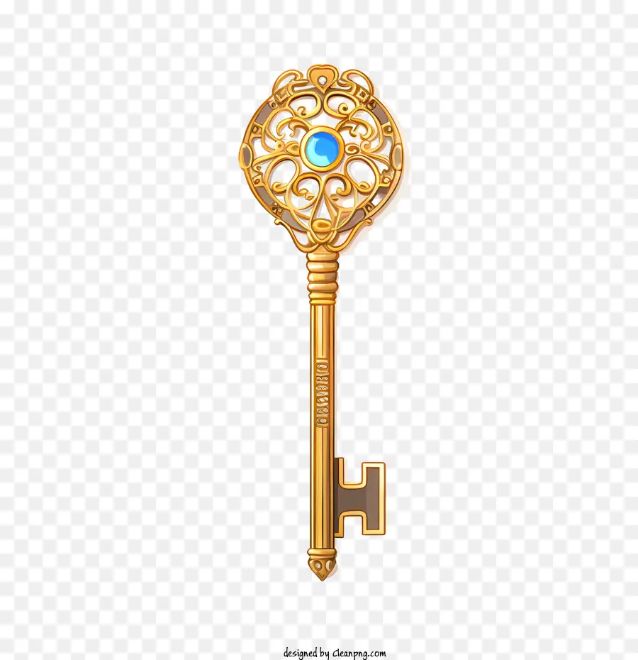Golden Key，Ouro PNG