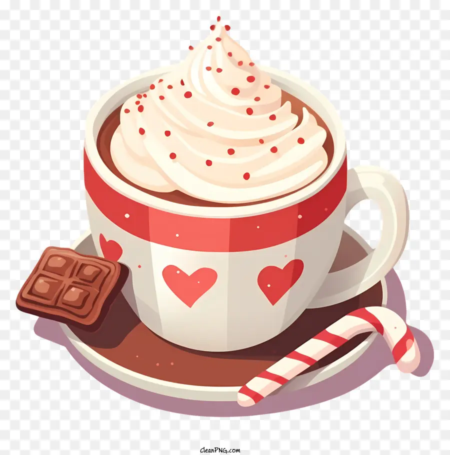 Chocolate Quente，Chantilly PNG