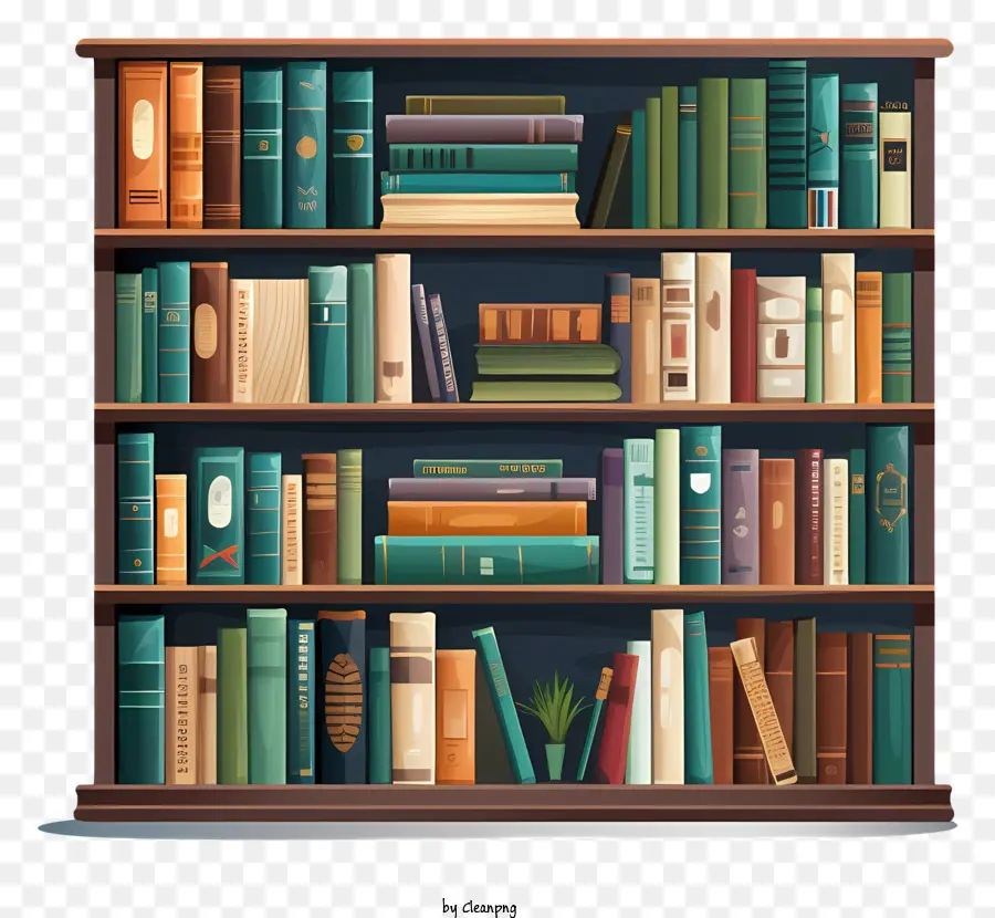 Estante De Madeira，Livros PNG