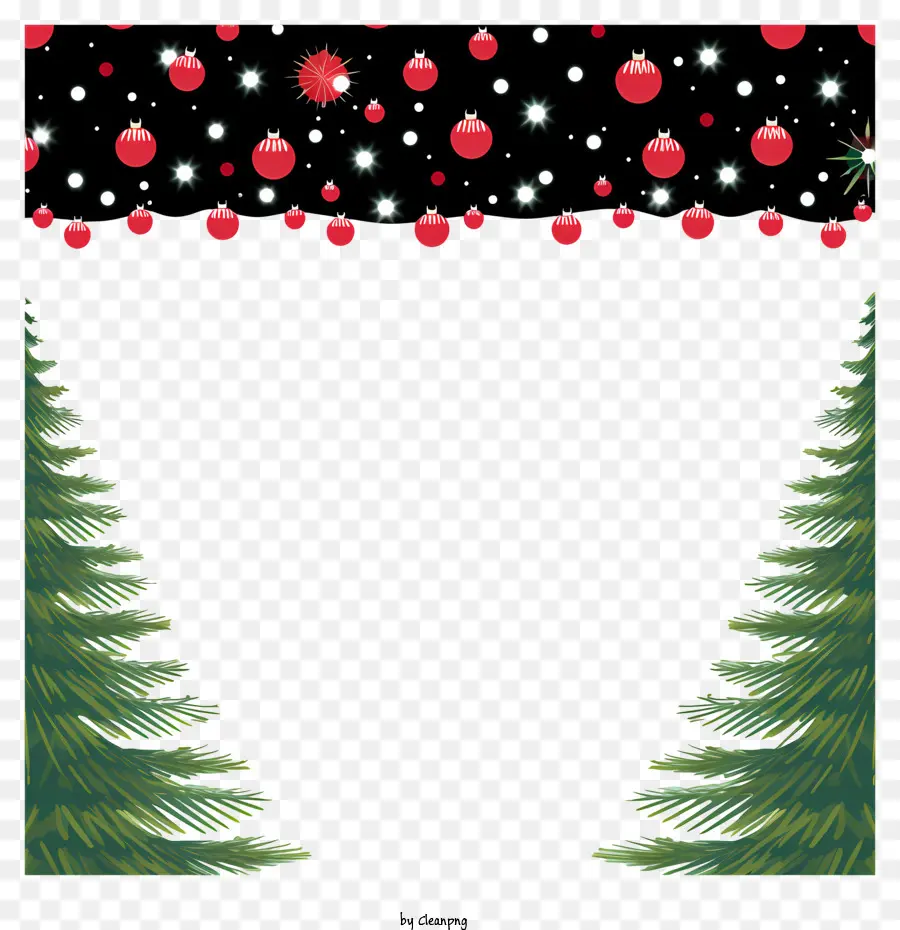 Decoração De Natal，Fir Red Tres PNG