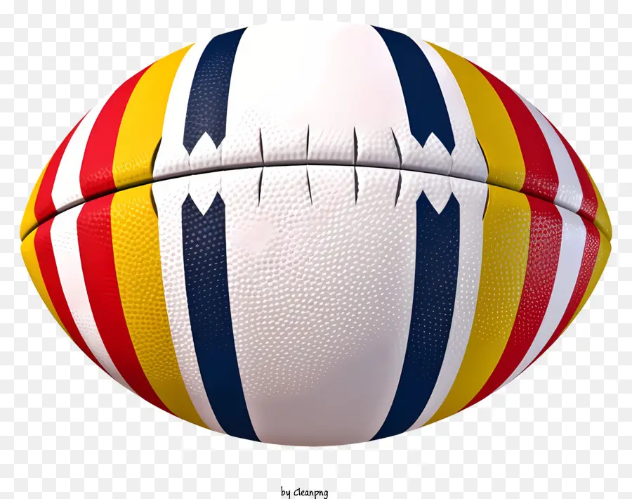 Futebol，Bola De Rugby Colorida PNG