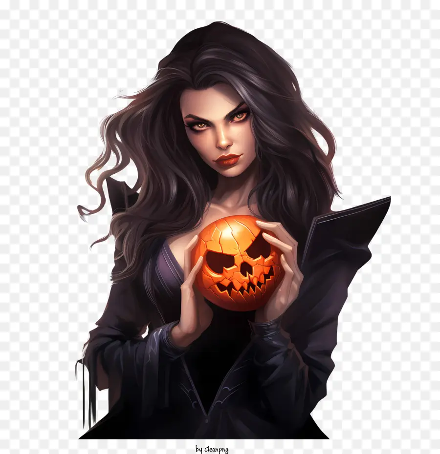 Vampire E Abóbora，Mulher PNG