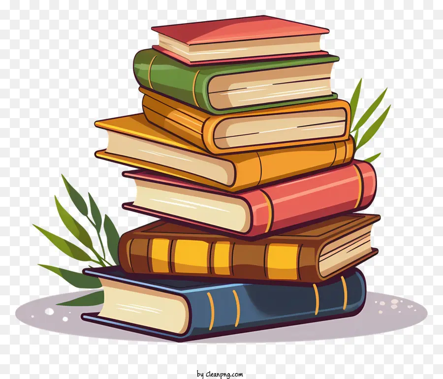 Livros，Stack PNG