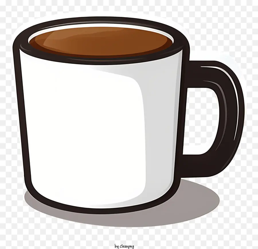 Desenho Animado Imagem，Caneca Branca PNG