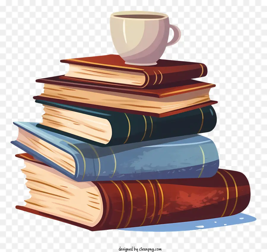 Livros，Café PNG