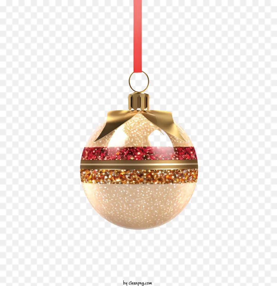 Bola De Natal，Ouro PNG