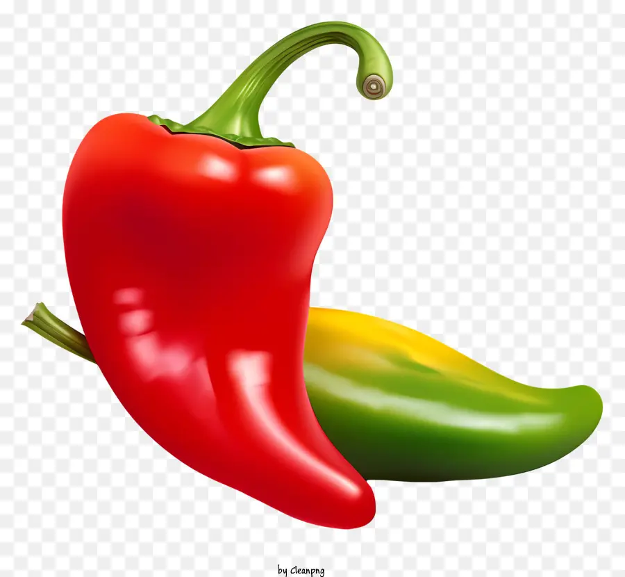 Pimentas Vermelhas，Pimentos Verdes PNG