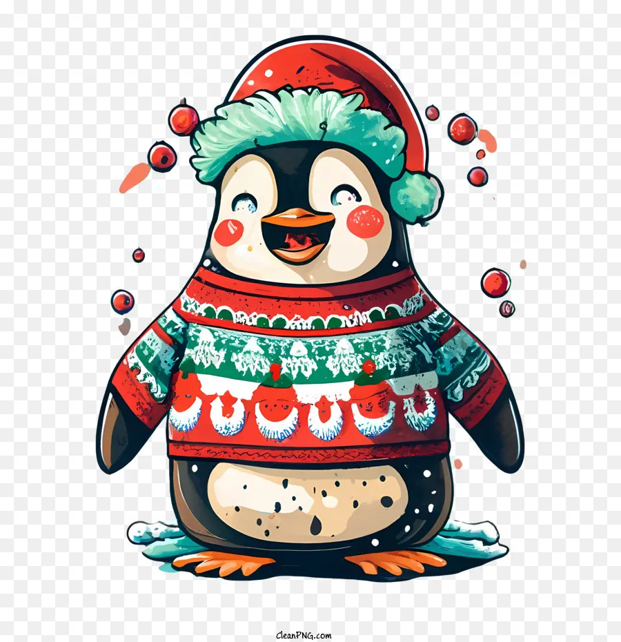 Natal Penguin，Feliz Pinguim PNG