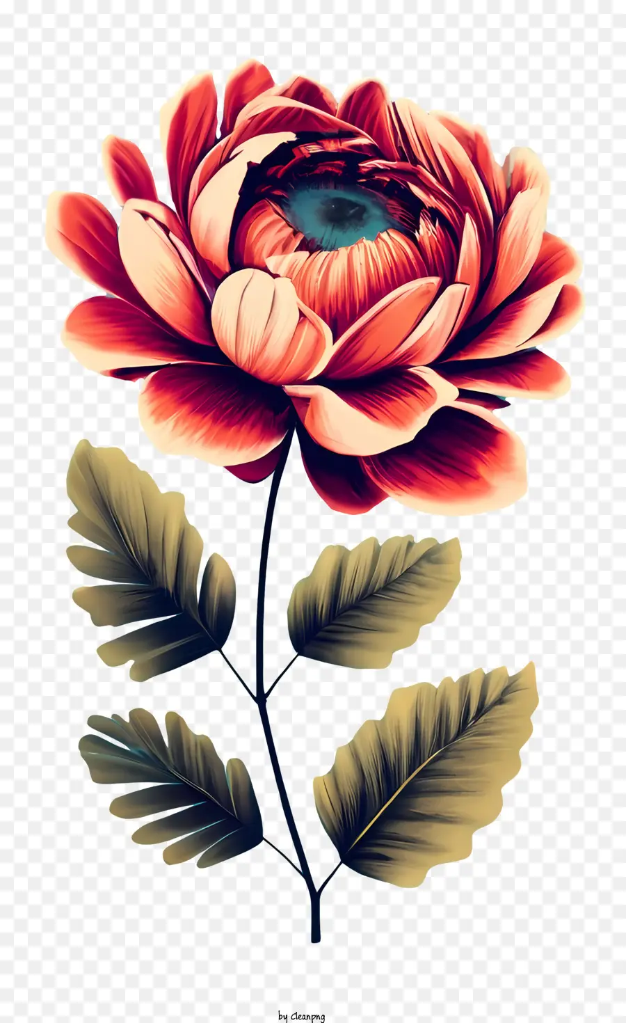 Vintage Rose，Flor PNG