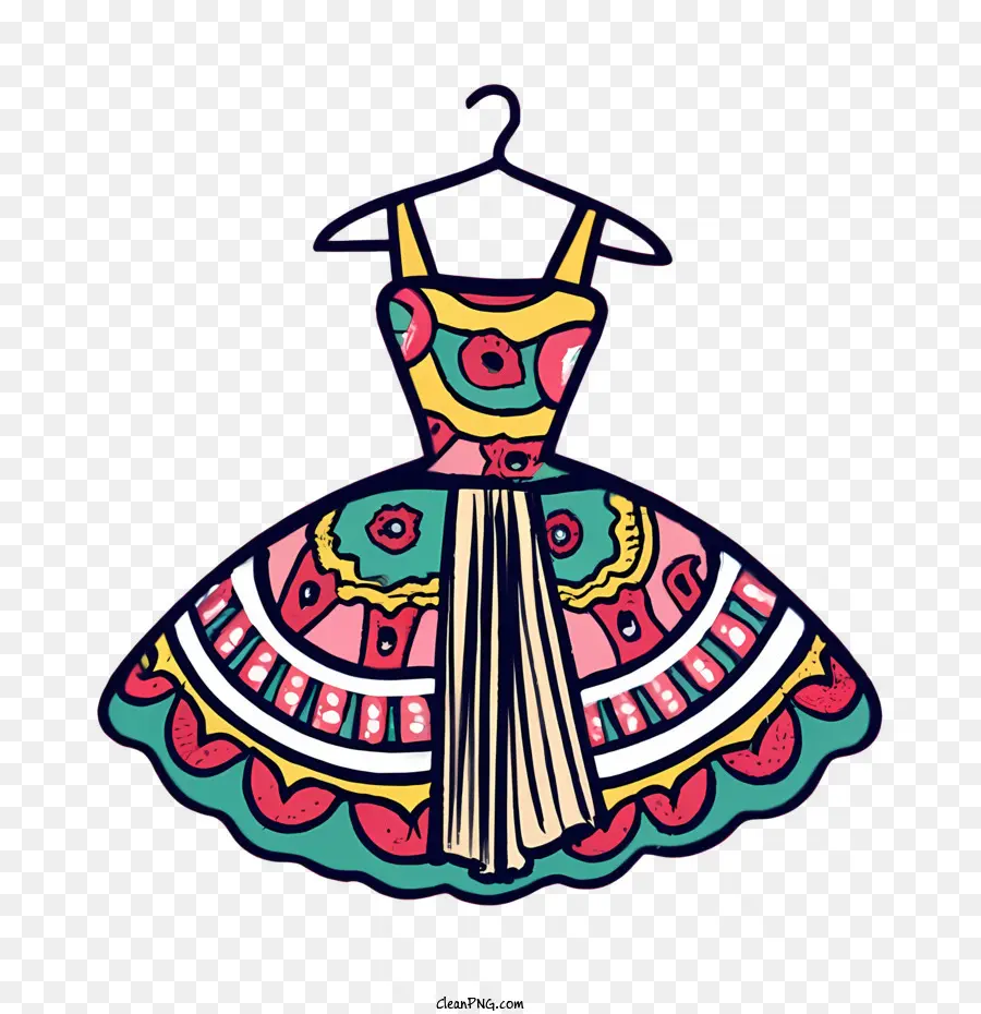 Vestido De Desenho Animado，Vestir PNG