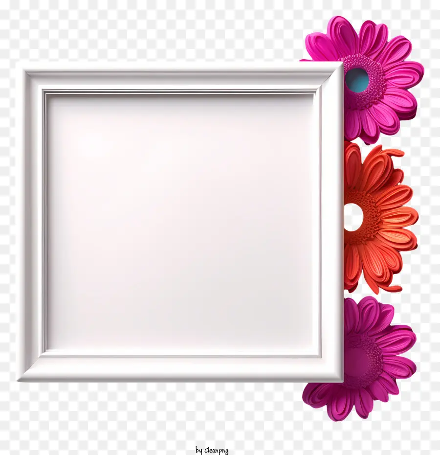 Flower Frame，Flores De Laranja PNG