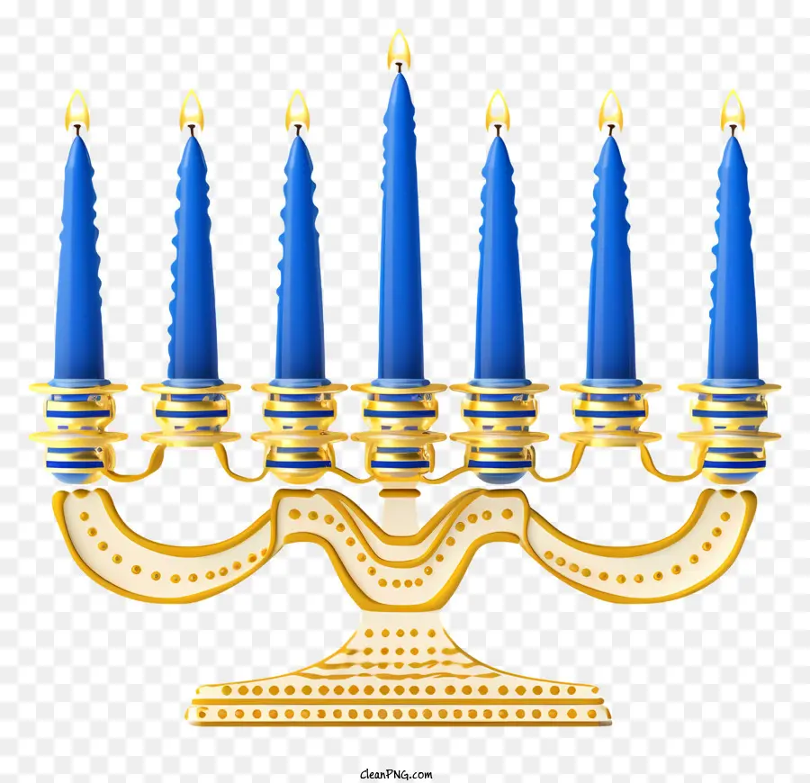 Menorah De Hanukkah，Hanukkah Judeu PNG