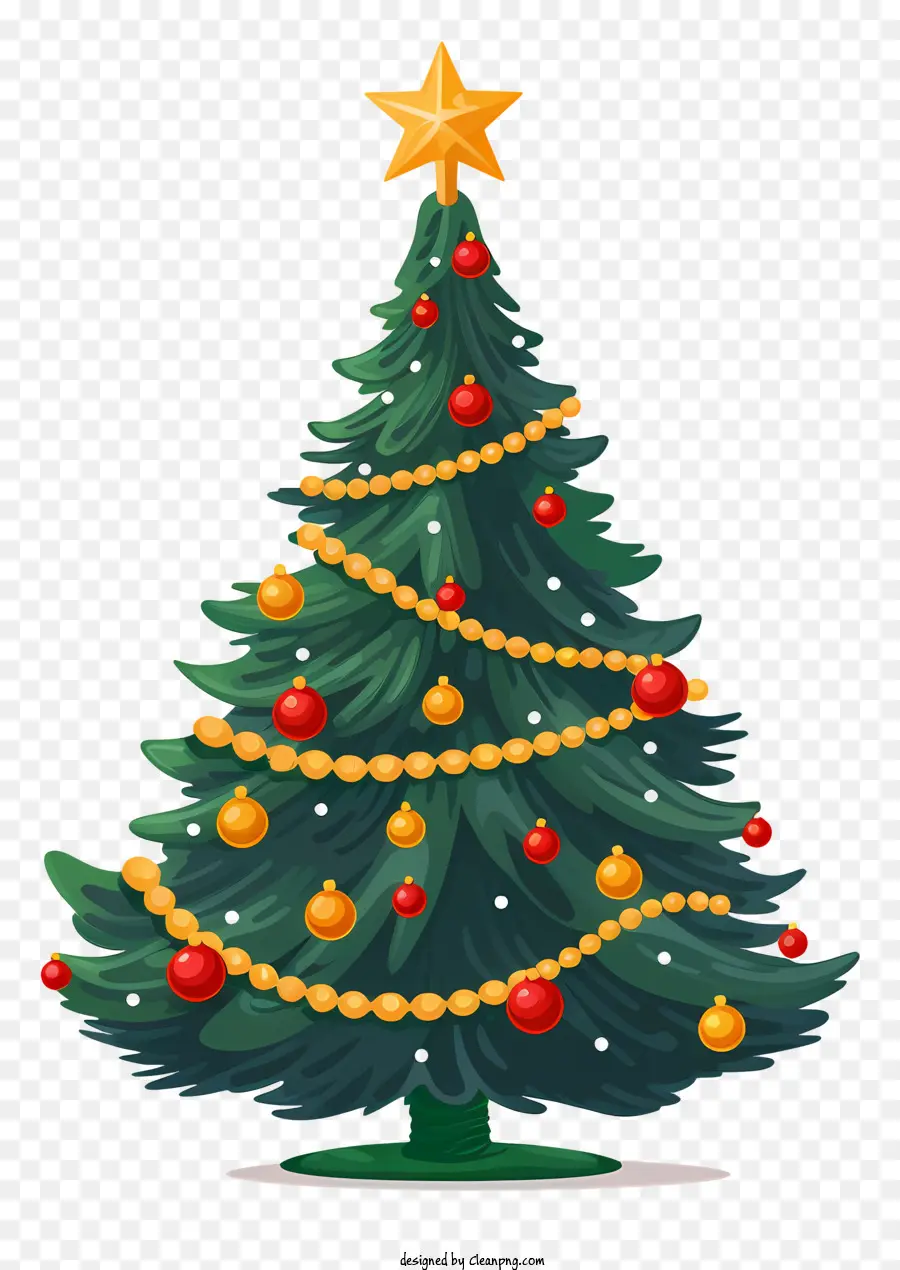 árvore De Natal，Estrela PNG