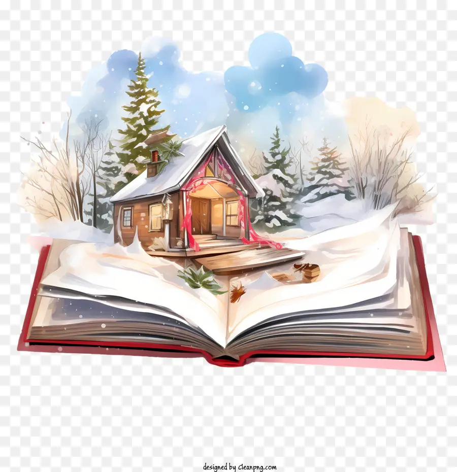 Livro De Natal，Inverno PNG