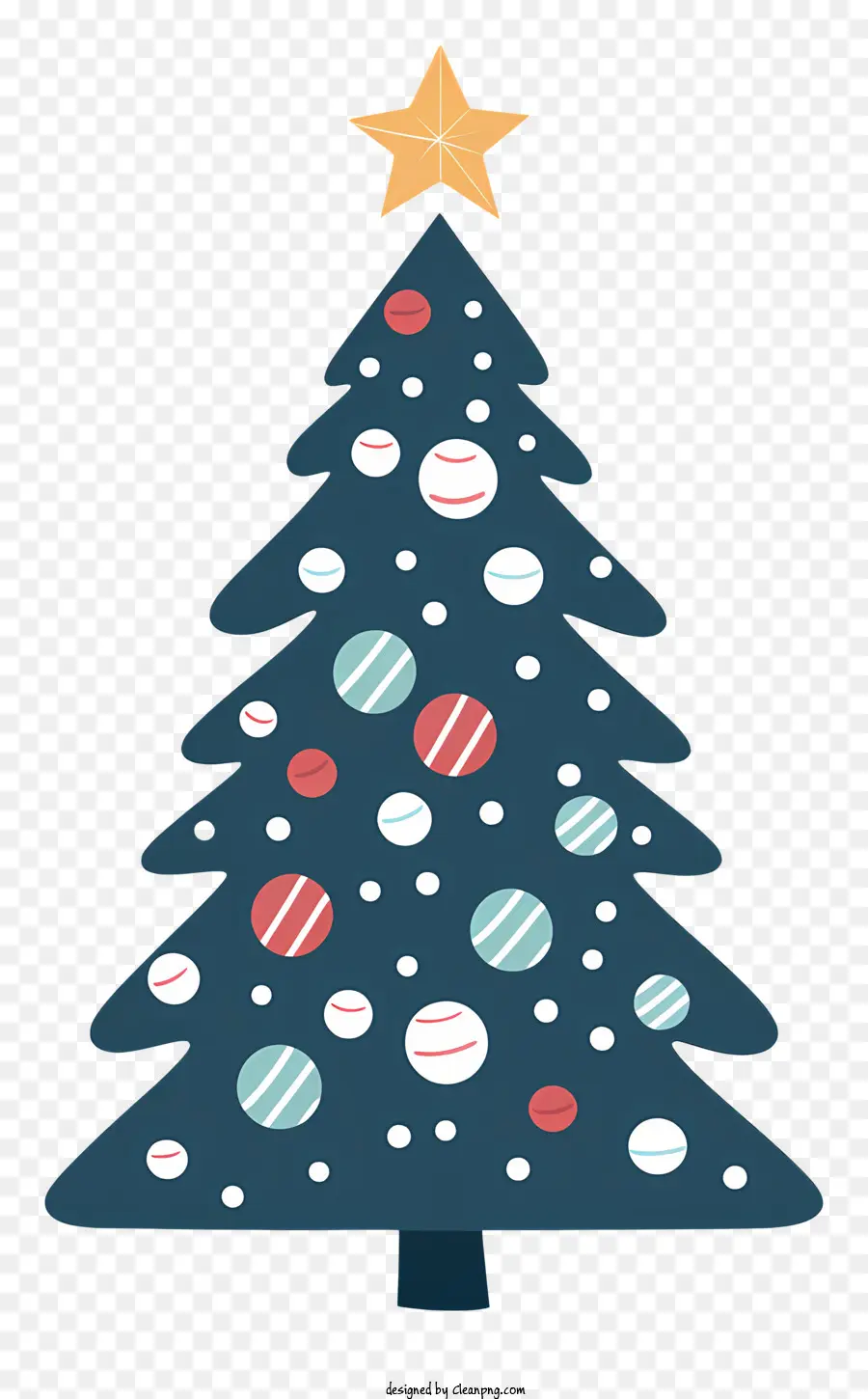 árvore De Natal，Azul E Branco PNG