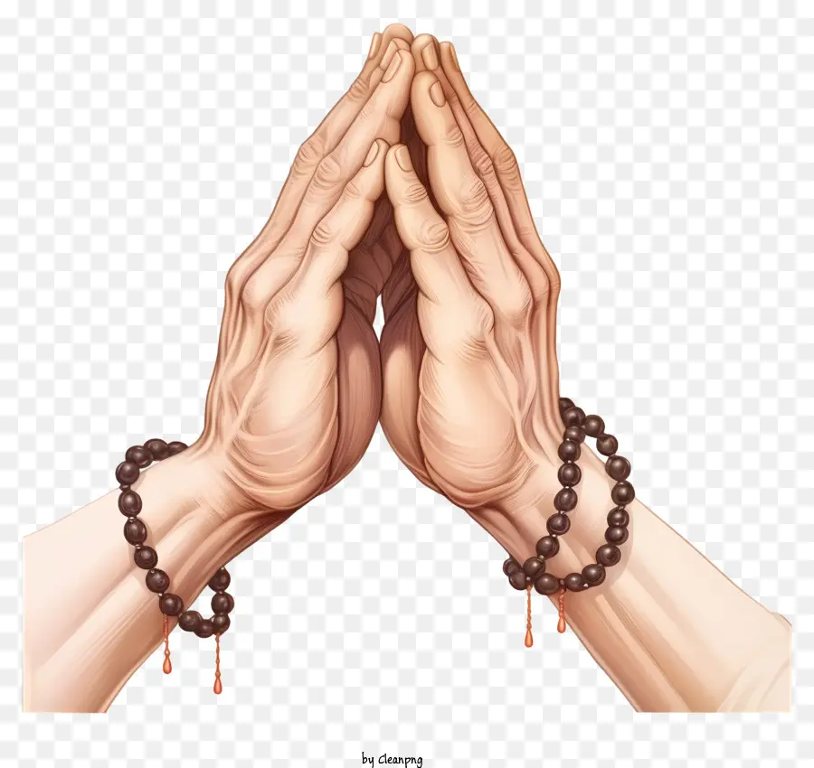 Oração，As Mãos Postas PNG