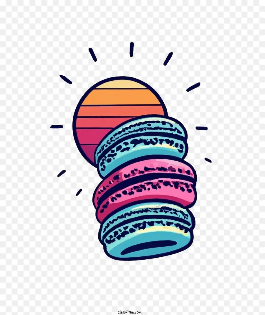 Macarrão，Macarons PNG