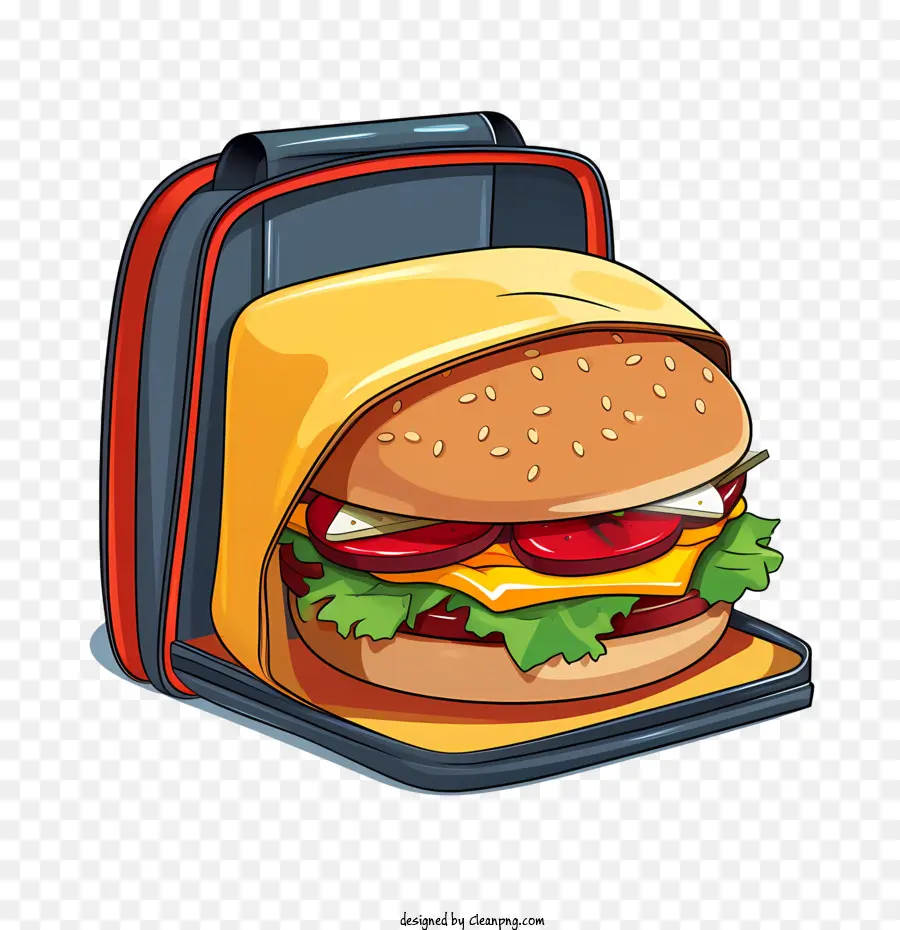 Bolsa De Entrega De Comida，Burger PNG