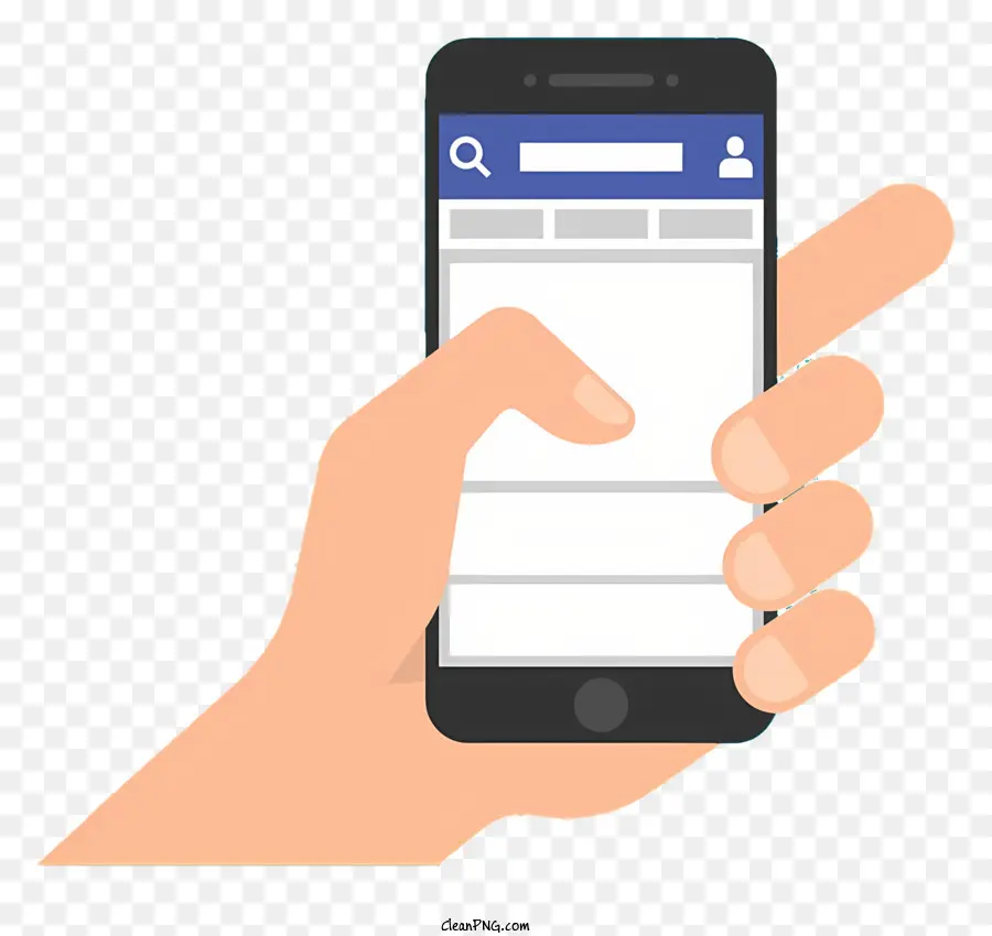 App Do Facebook，Smartphone PNG