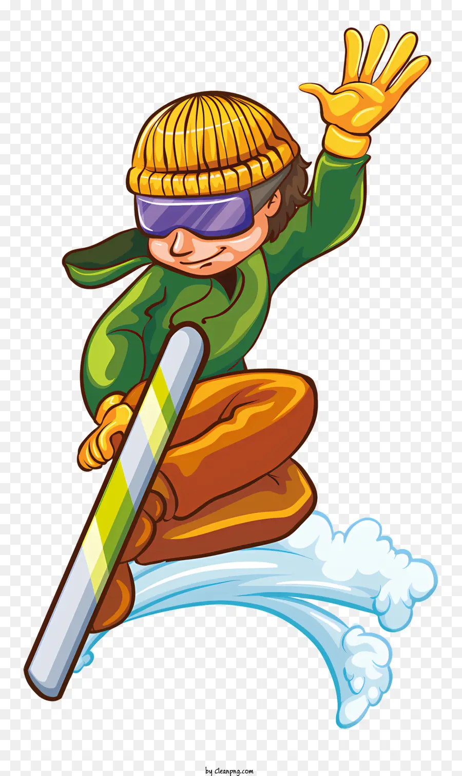Snowboarder，Truque PNG