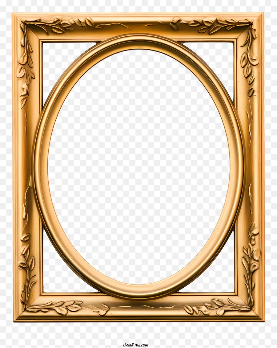 Golden Frame，Designs Intrincados PNG