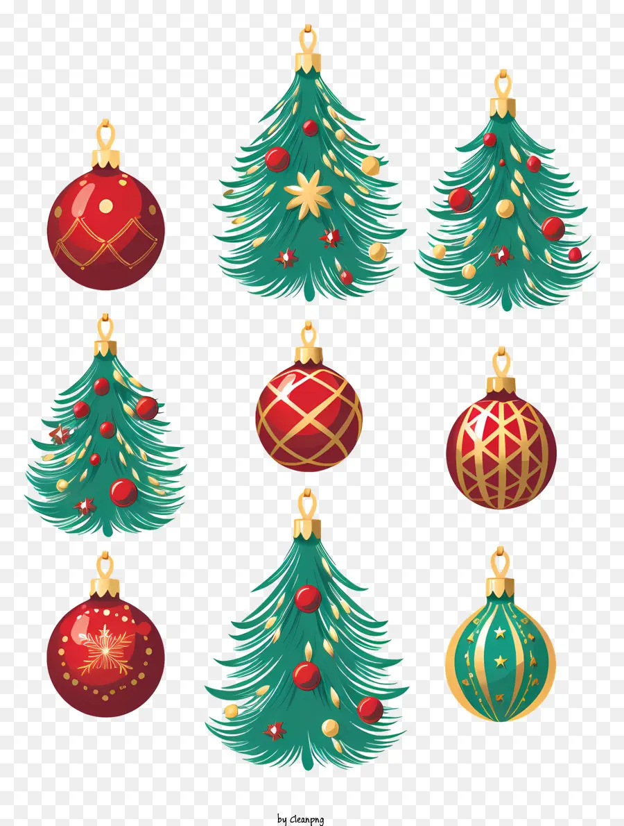 árvores De Natal，Decoração PNG