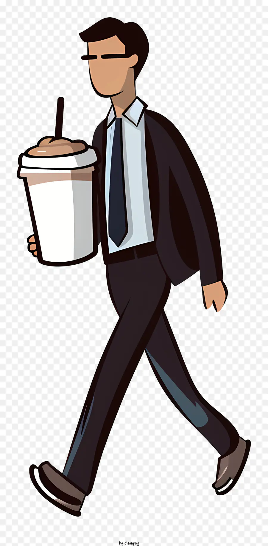 Traje De Negócios，Coffee Onthego PNG