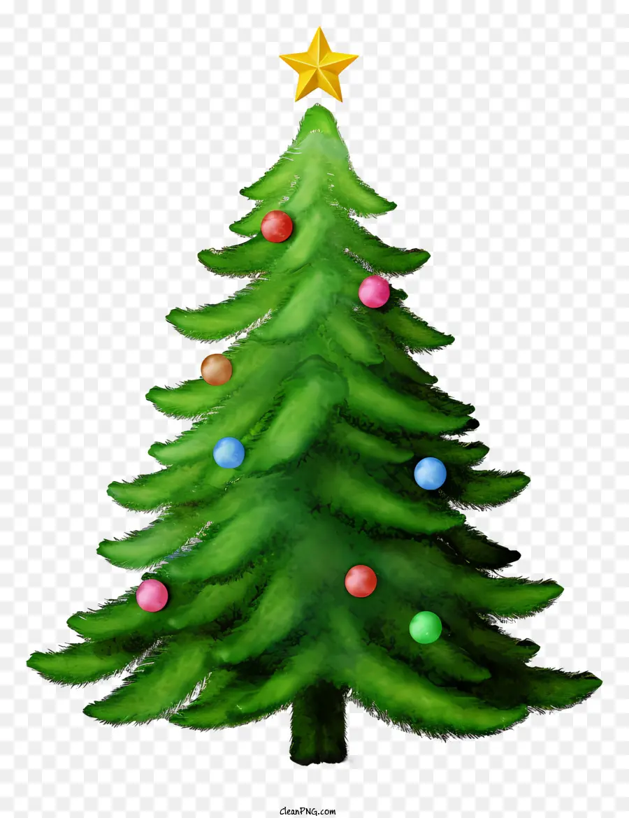 Decorações Para Árvores De Natal，árvore De Natal Verde PNG