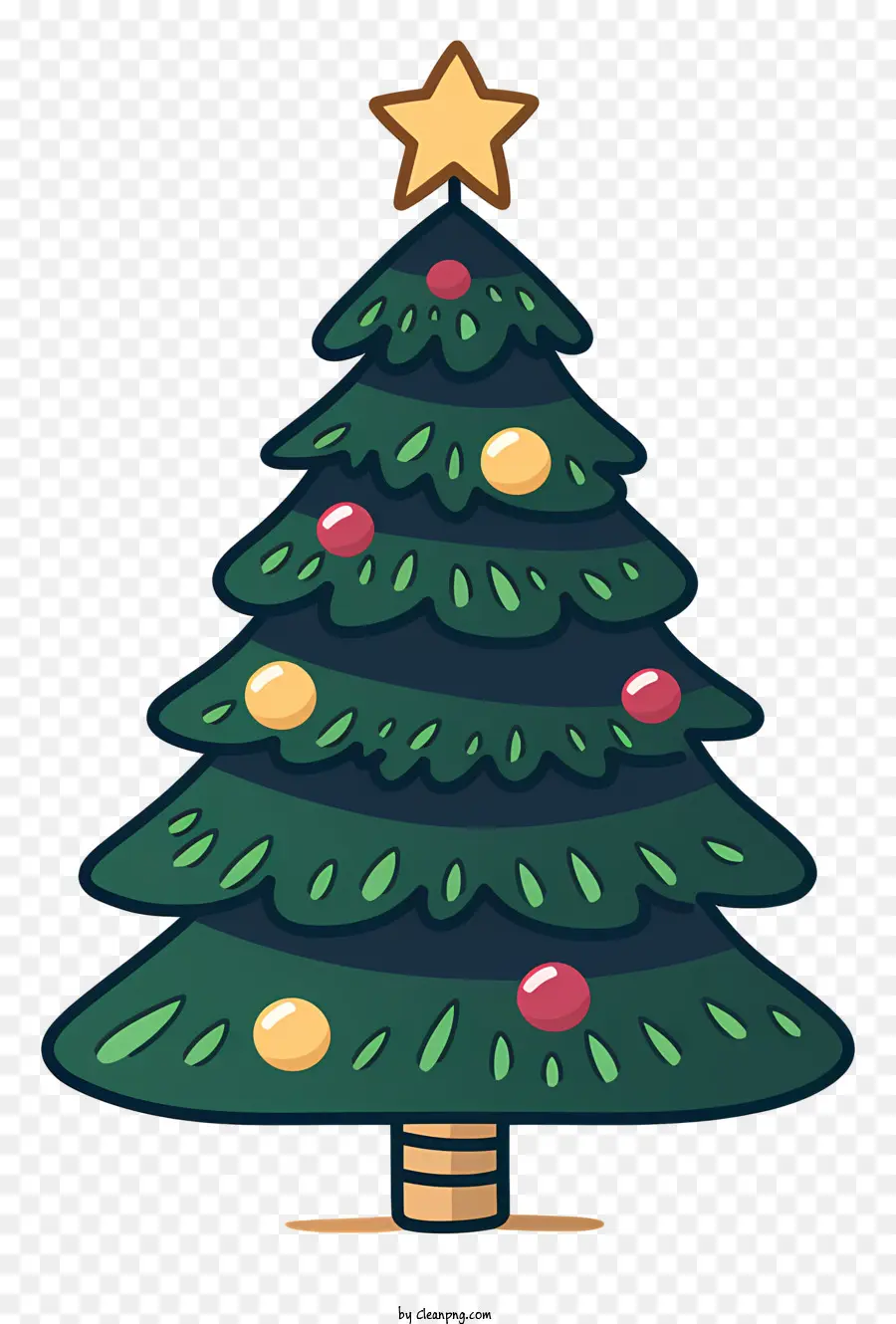 Árvore De Natal Estilizada，2ª Árvore De Natal PNG