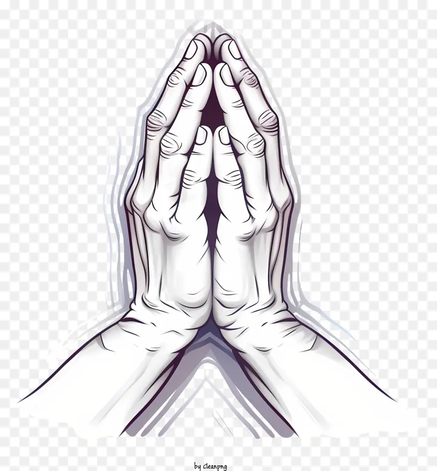 Oração，Mãos PNG