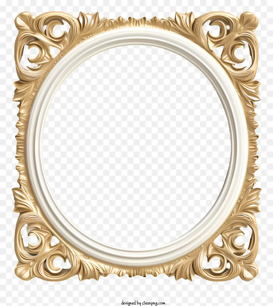 Keywords，Golden Frame PNG