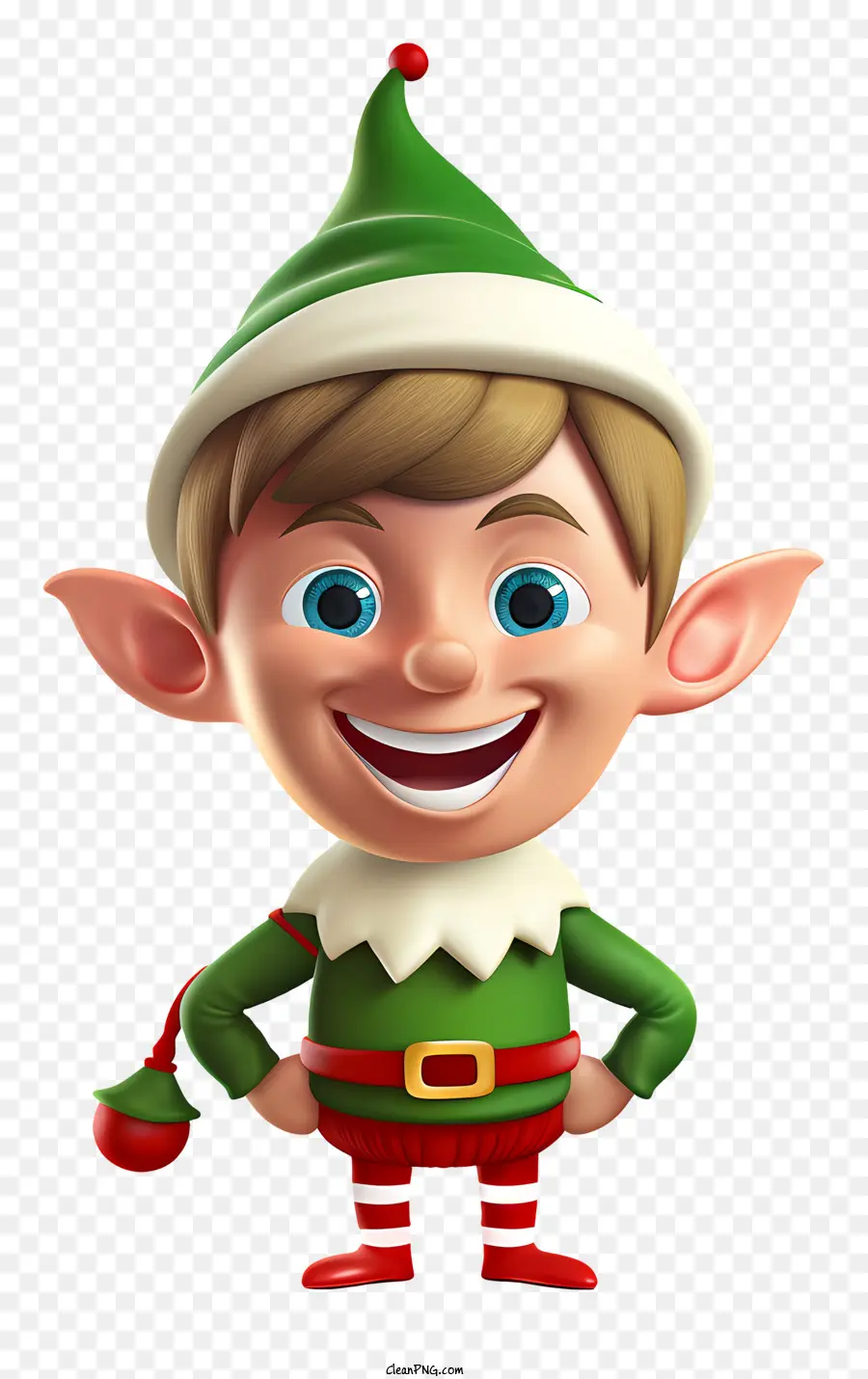 Personagem De Desenho Animado Da Elfo，Elfo Sorridente PNG