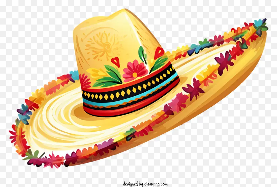 Sombrero Mexicano，Colorido Chapéu PNG
