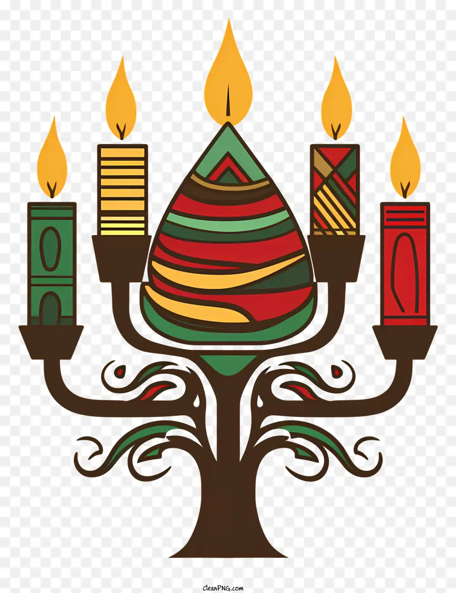 árvore De Natal，Velas Decorativas PNG