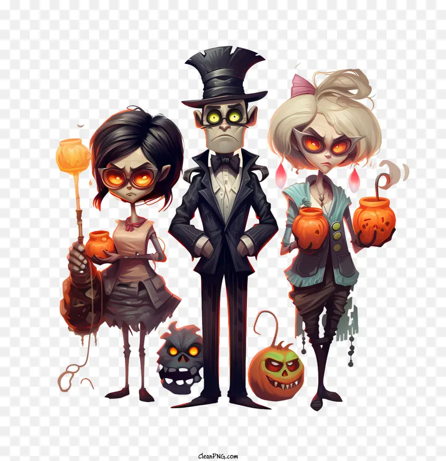 Festa De Halloween，Personagens De Halloween PNG