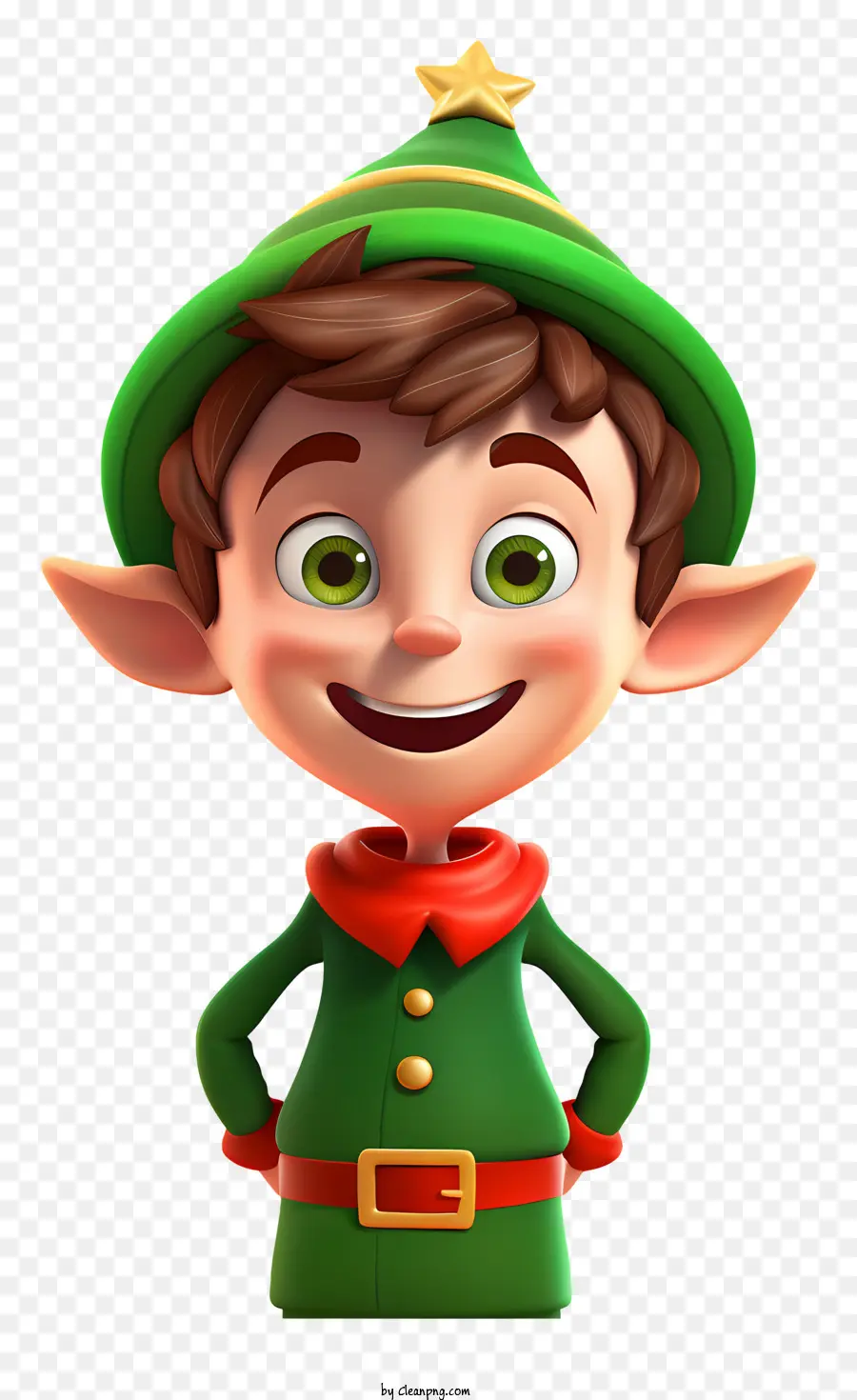 Elf，Camisa Verde PNG