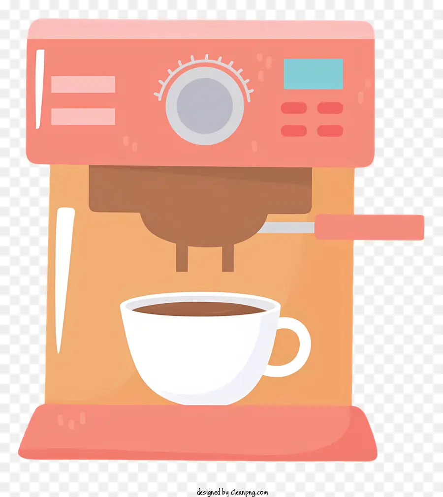 Máquina De Café，Corpo Redondo PNG