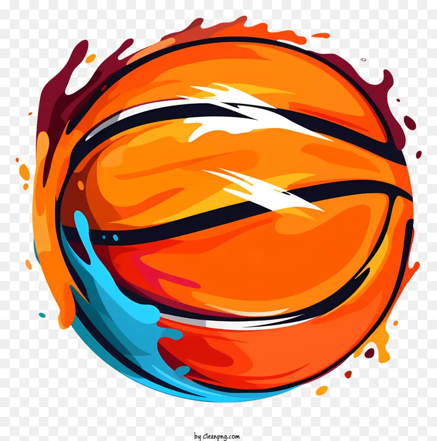 Basquete Laranja，Basquetebol PNG