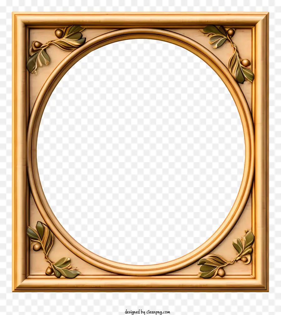 Estrutura De Madeira Decorativa，Folhas De Carvalho PNG