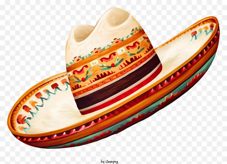 Sombrero Mexicano，Desfrastamento Festivo PNG