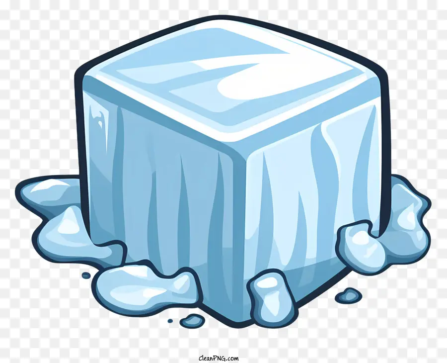 Cubo De Gelo，Transparente Gelo PNG