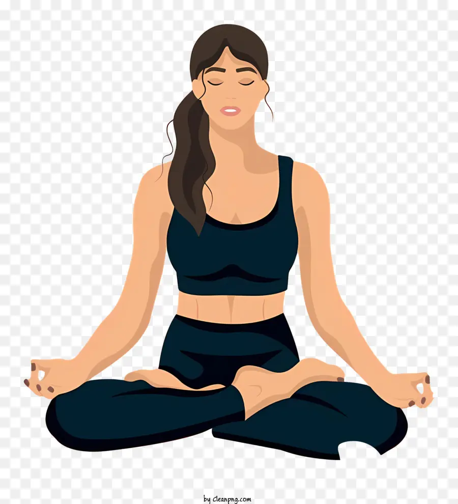 Yoga Meditação，Posição De Lótus PNG