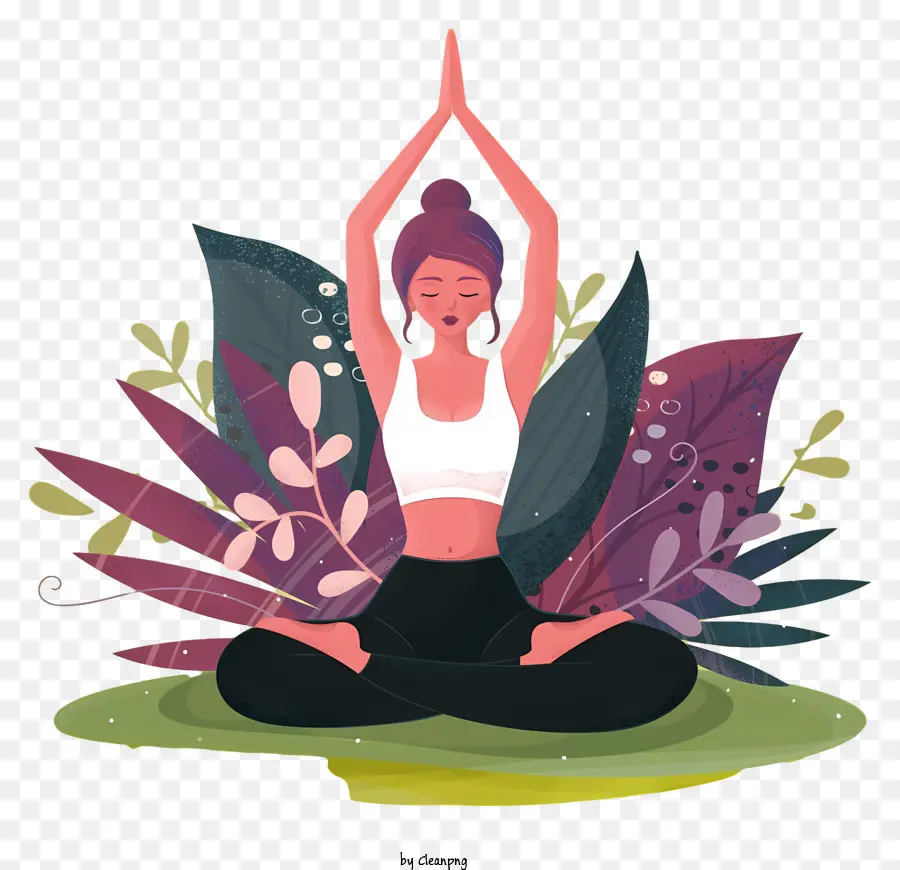Meditação，Yoga PNG
