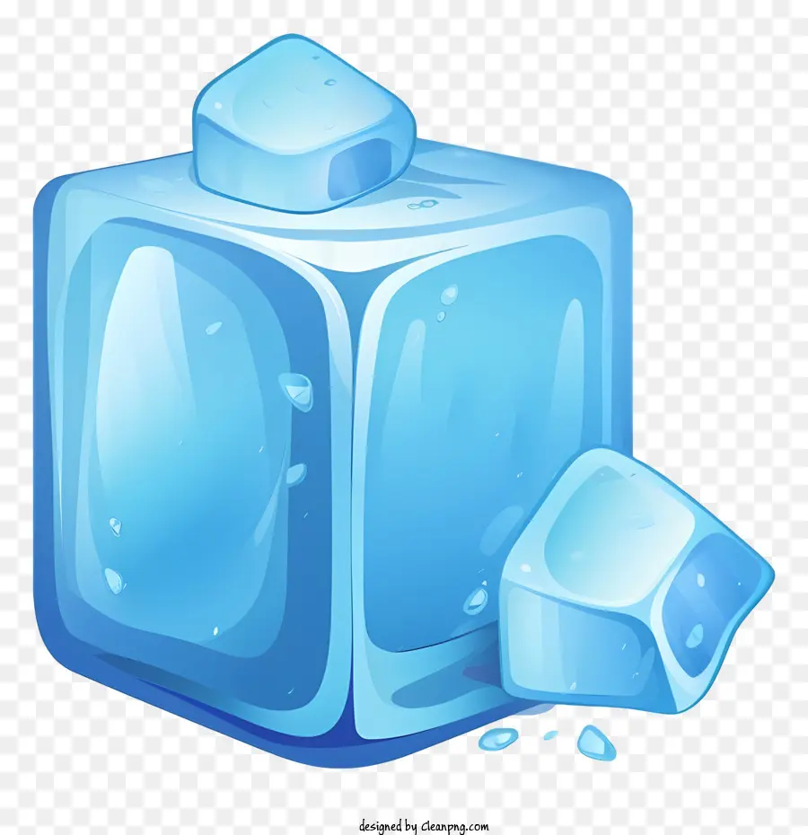 Bloco De Gelo，Azul Gelo PNG