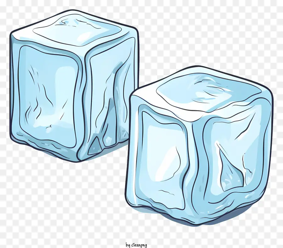 Cubos De Gelo，Transparente Gelo PNG