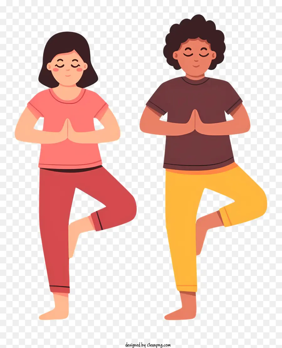 Yoga Pose，Mãos Em Oração PNG